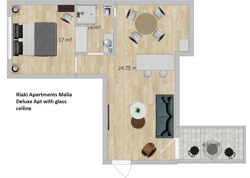 Riaki Apts Malia Buitenkant foto